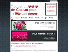 Tablet Screenshot of cadeau-fete-meres.com